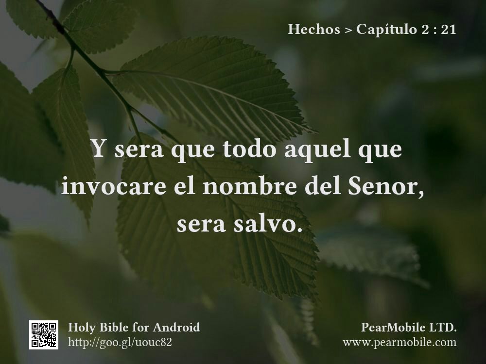 Hechos, Capítulo 2:21